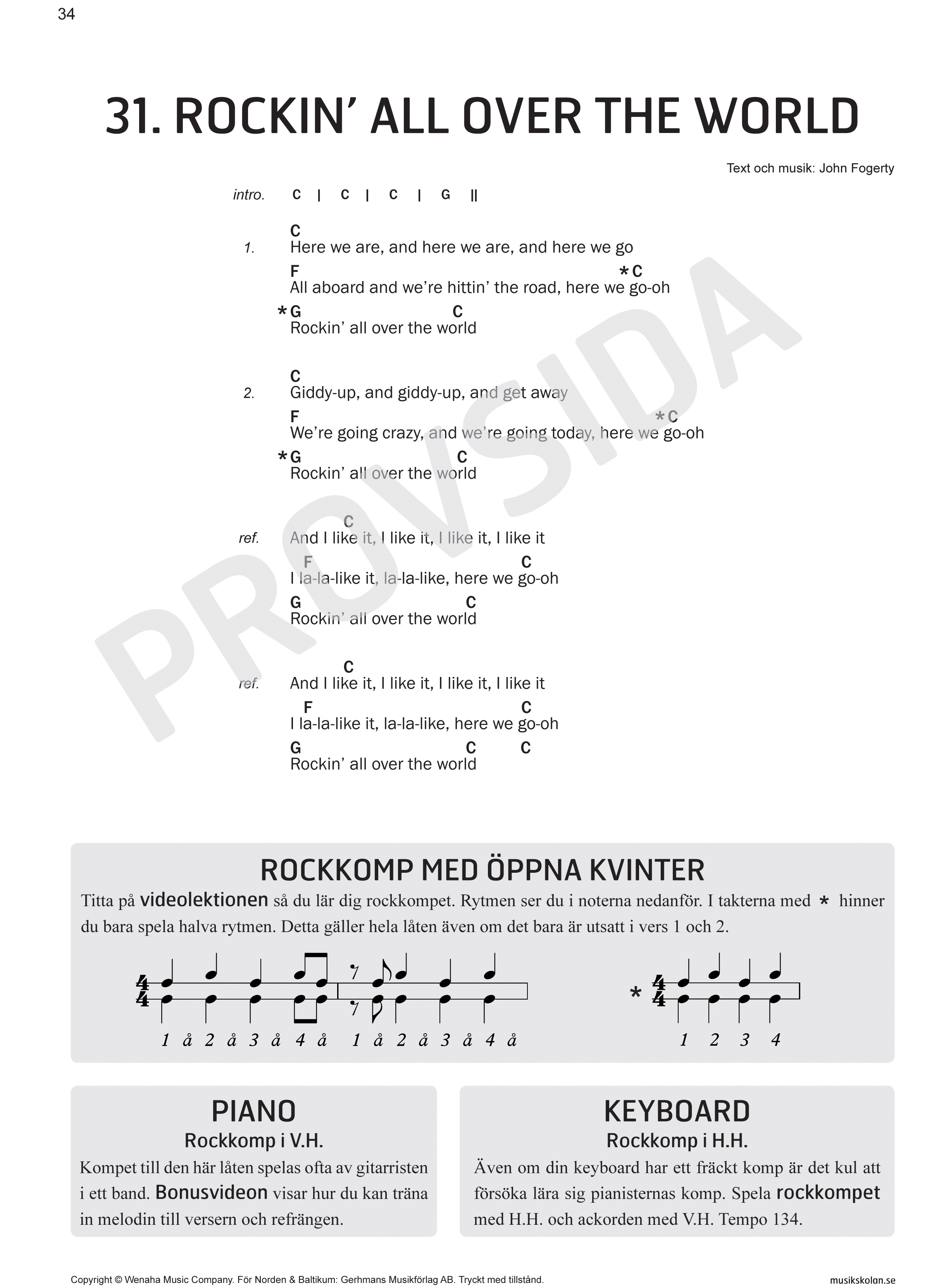Spela keyboard och piano med cd, dvd och på Spotify