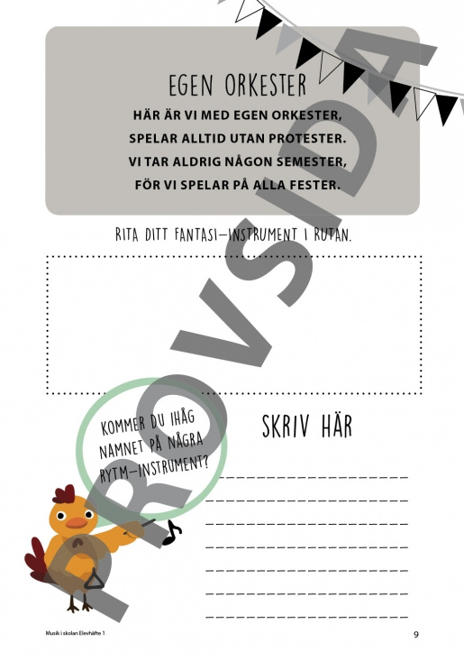 Musik i skolan Elevhäfte Årskurs 1