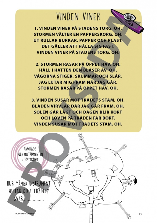 Musik i skolan Elevhäfte Årskurs 1