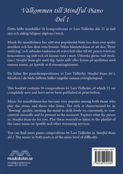 Lars Tidholm: Mindful Piano Del 1