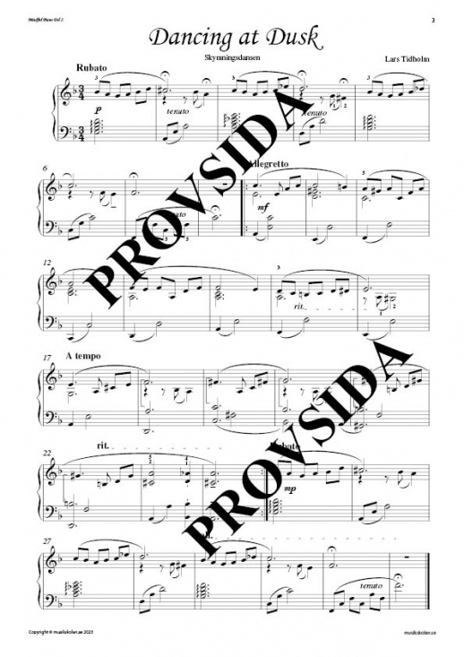 Lars Tidholm: Mindful Piano Del 2