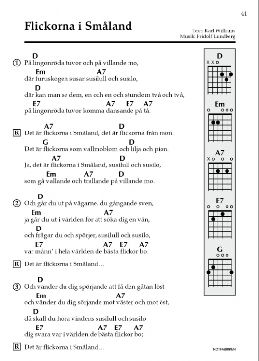 100 lätta sommarlåtar gitarr