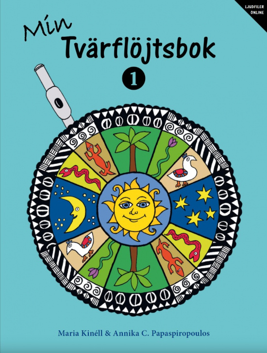 Min tvärflöjtsbok 1 med ljudfiler online