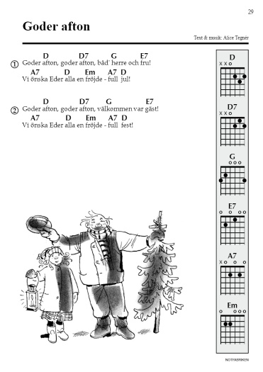 100 Lätta Jullåtar gitarr (nytt omslag)