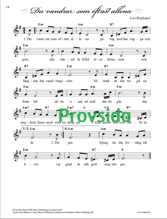 Lasse Berghagen - sånger