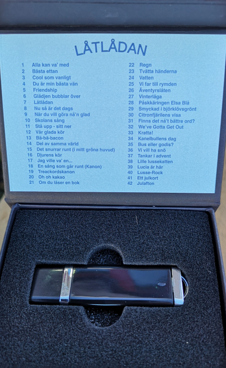 Låtlådan usb med alla låtarna