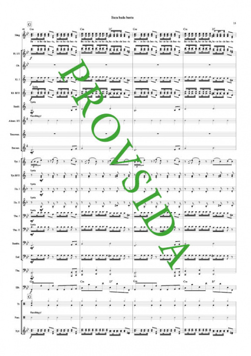 Kaj: Bara bada bastu för blåsorkester Komplett