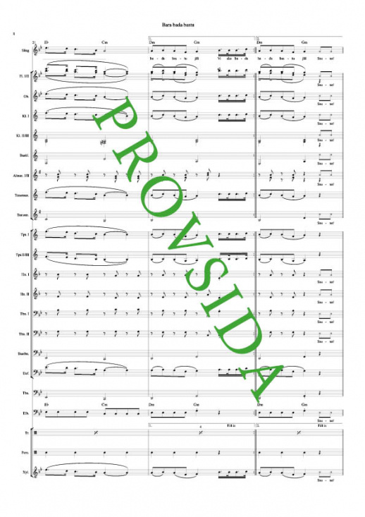 Kaj: Bara bada bastu för blåsorkester Komplett