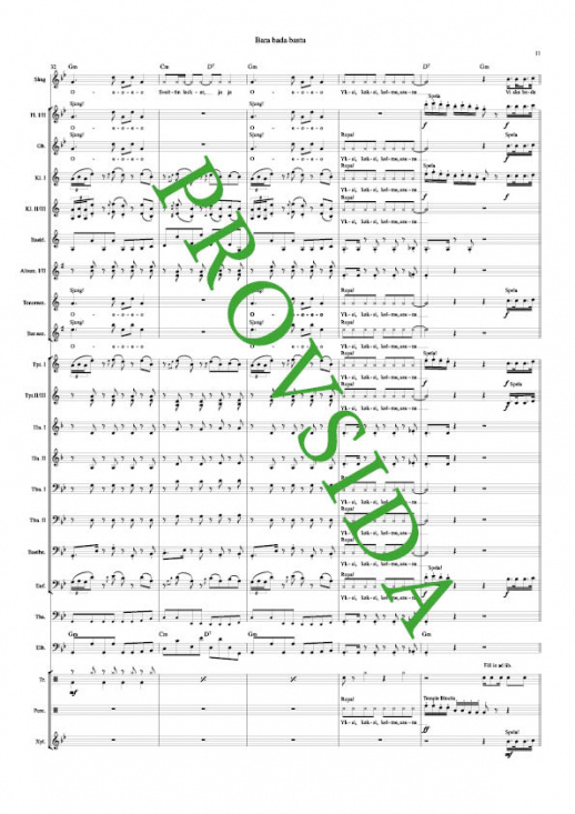 Kaj: Bara bada bastu för blåsorkester Komplett