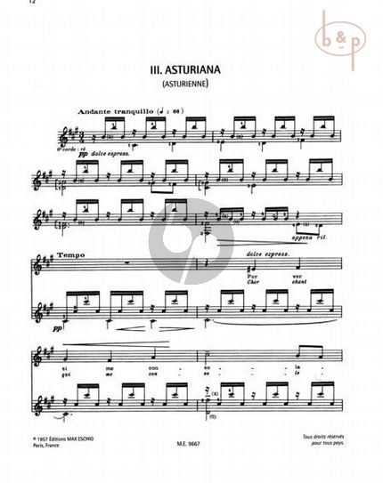 de Falla: 7 Canciones populares espanolas