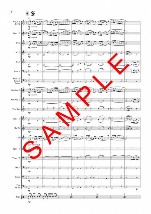 Jerker Johansson: Edenstrand (för blåsorkester)