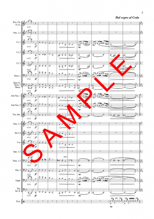 Jerker Johansson: Edenstrand (för blåsorkester)