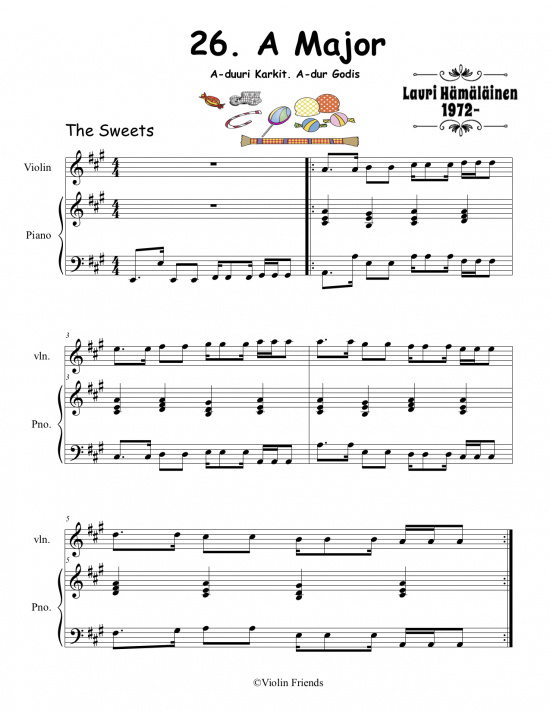 Violin Friends 1A pianobok