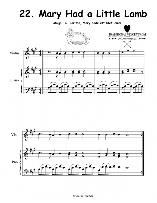 Violin Friends 1A pianobok