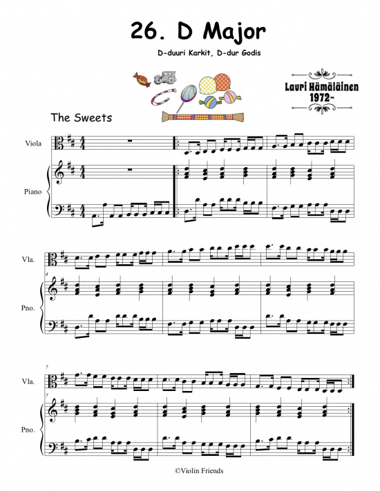 Viola Friends 1B pianobok