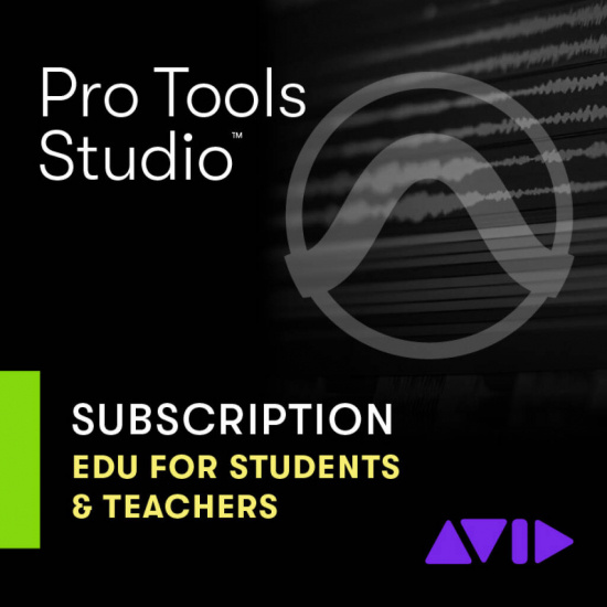 Pro Tools Studio Årsabonnemang EDU