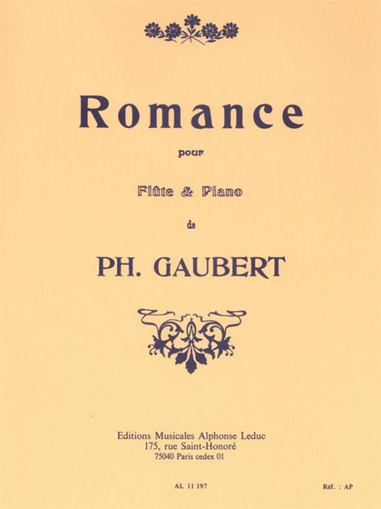 Gaubert: Romance /Fl+Pi