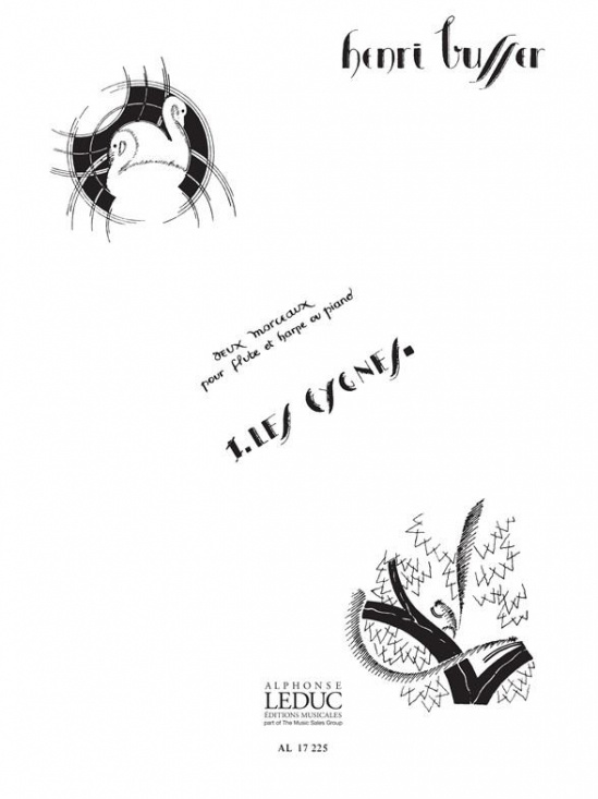 Busser: Les Cygnes Fl+harpa (pi)