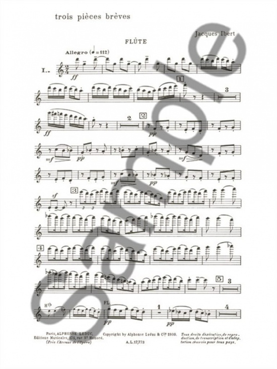 Ibert: Trois Pieces breves Blåskvintett