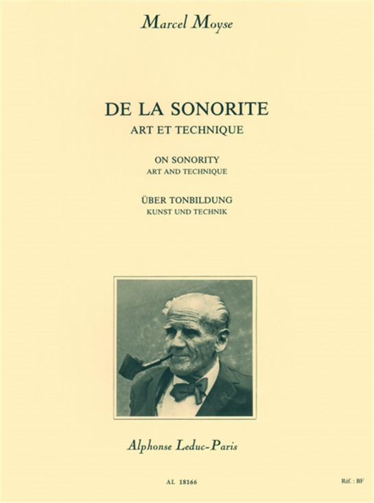 Moyse: De La Sonorité, Art et Technique (franska-engelska-tyska)