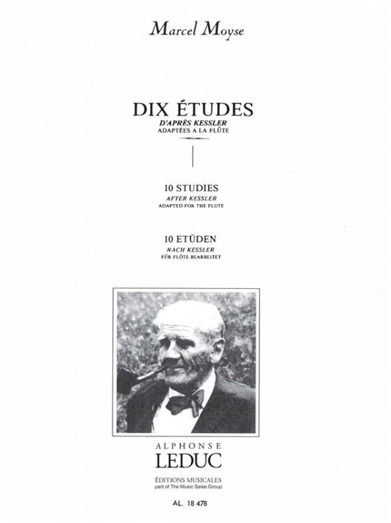 Moyse: 10 Etudes d'apres Kessler /Fl