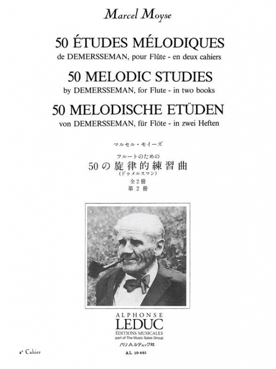Moyse: 50 melodic studies by Demersseman del 2 -fl