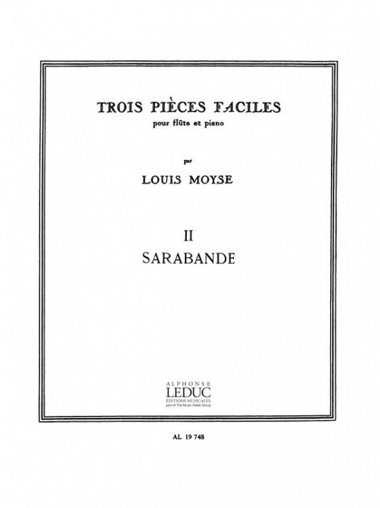 Louis Moyse: Sarabande Flöjt + piano