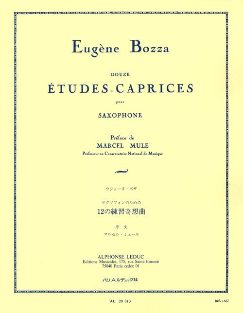 Bozza: 12 Etudes Caprices Sax