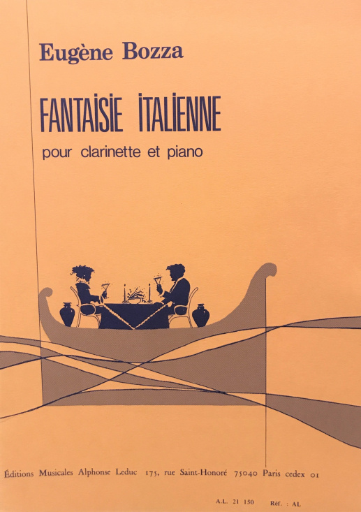 Bozza: Fantasie Italienne for clarinet and piano