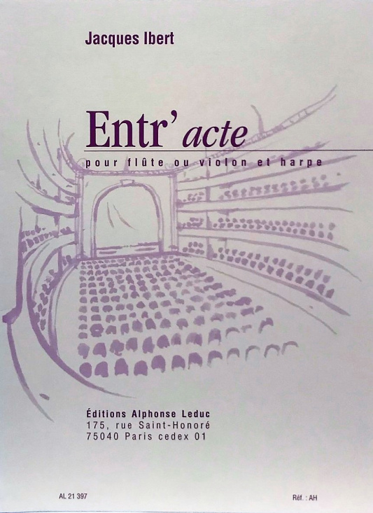 Ibert: Entr'acte /Fl+Harpa