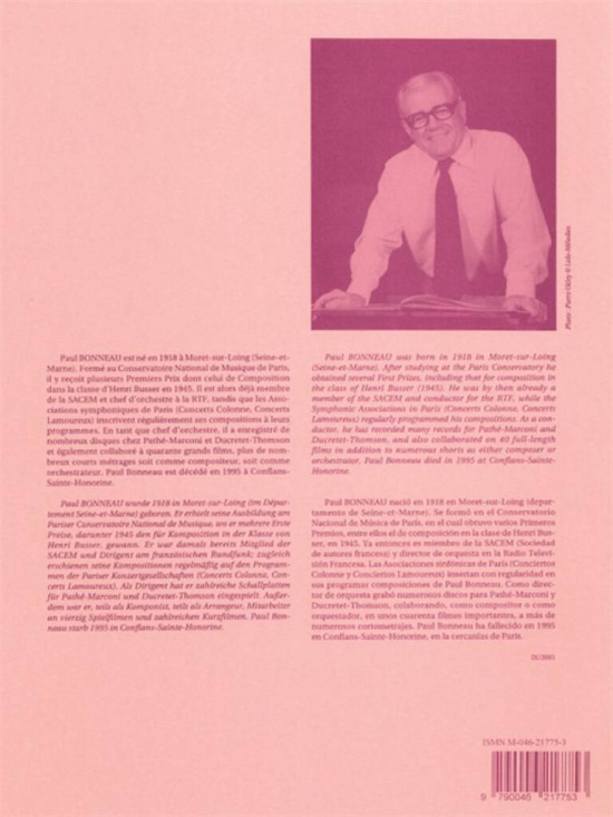 Paul Bonneau: Divertissement flöjtkvartett och piano