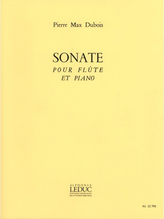 Dubois  P-M: Sonate /Fl+p