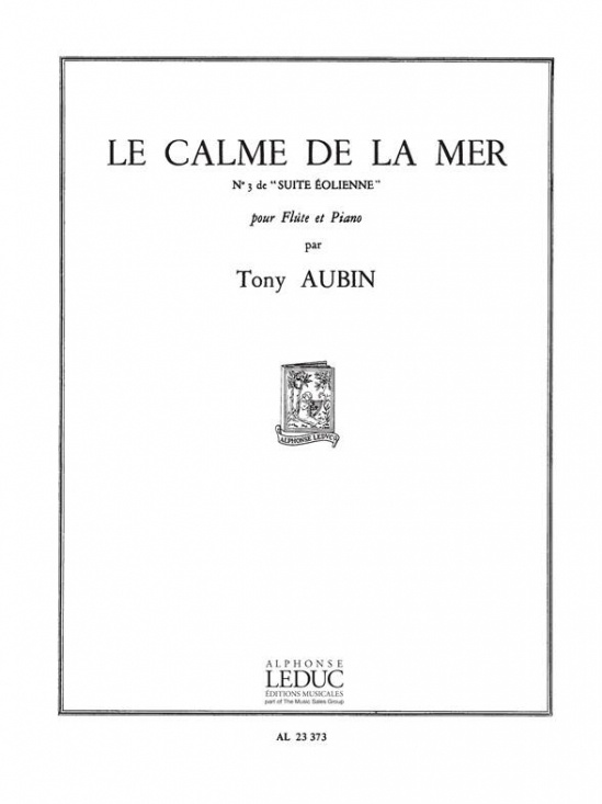 Aubin: Le calme de la mer /Fl+pi