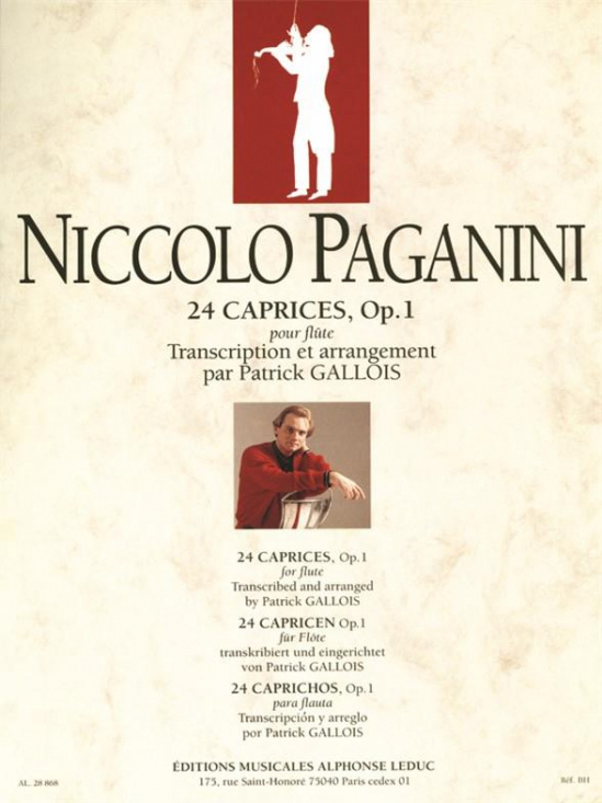Paganini: 24 Caprices op.1 Soloflöjt