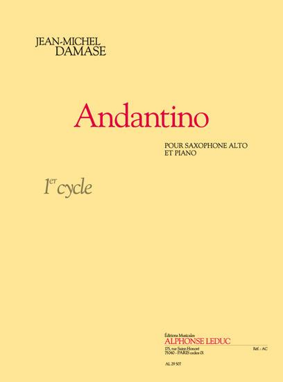 Damase: Andantino - Altsax + Pi