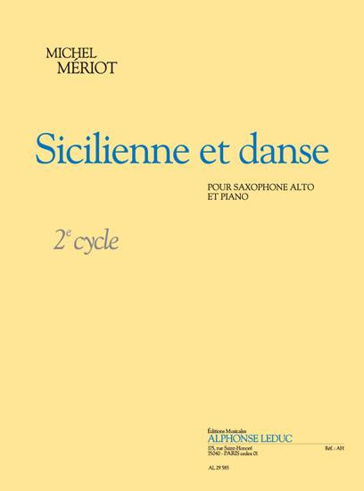 Meriot: Sicilienne et danse - Altsax + Pi
