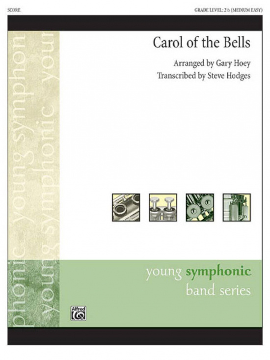  Carol of the Bells för Concert Band Partitur och stämmor