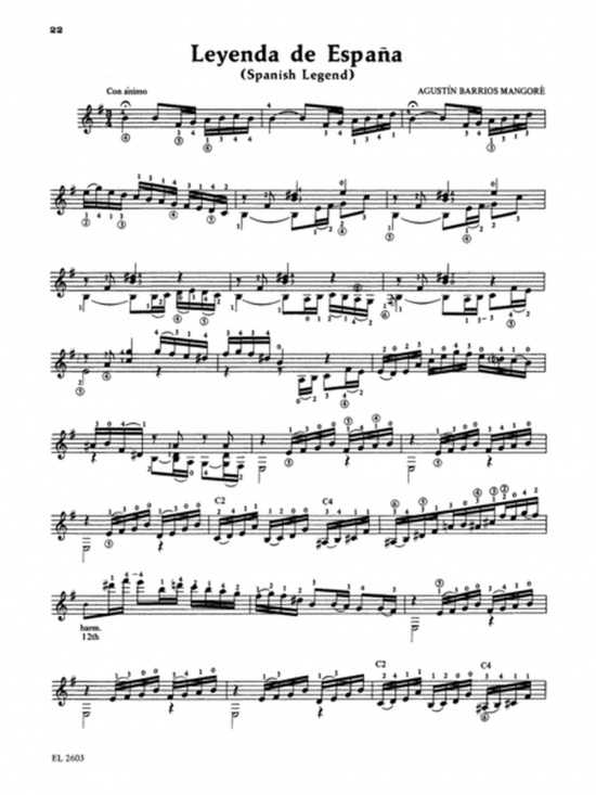 The Guitar Works of Agustín Barrios Mangoré Vol II