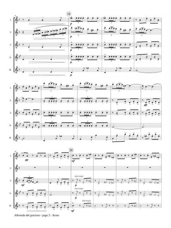 Alborada Del Gracioso For Flute Quintet