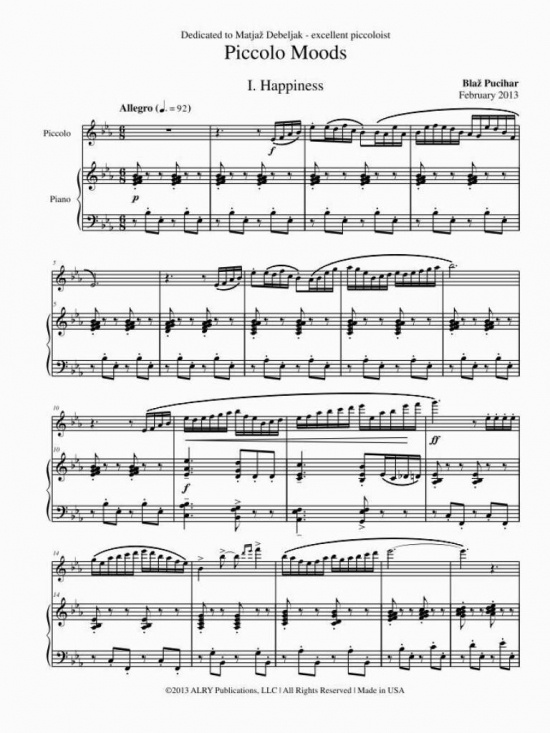 Pucihar: Piccolo Moods