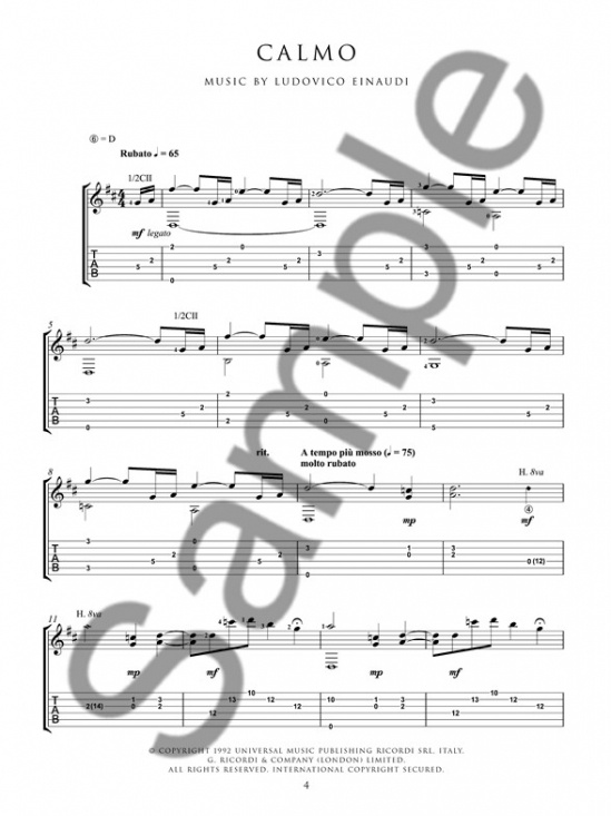 Ludovico Einaudi: The Classical Guitar Collection