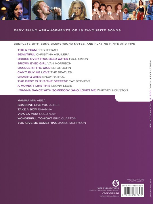 Really Easy Piano Duets Pop Favorites