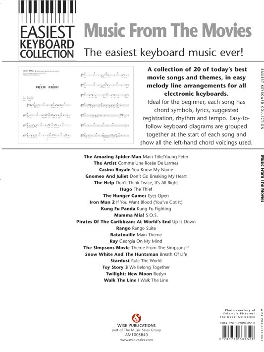 Easiest Keyboard Collection: Music From The Movies