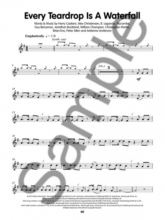 Playalong 50/50: Alto Sax - 50 Pop Hits