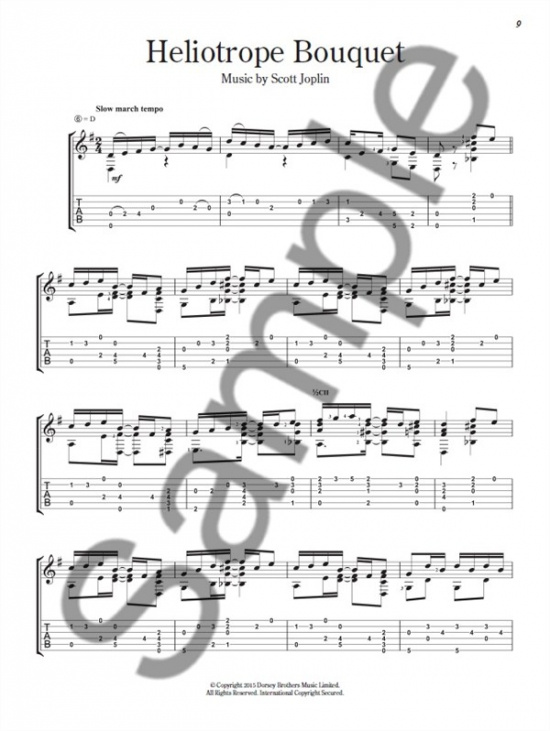 Scott Joplin Favorites For Classical Guitar