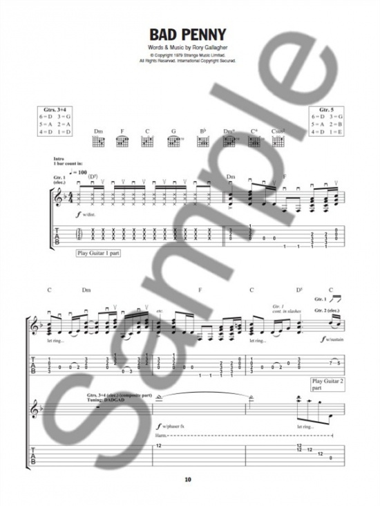 Play Guitar With... Rory Gallagher