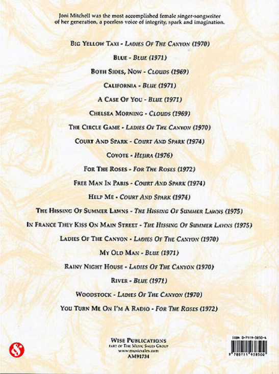 The Very Best Of Joni Mitchell PVG