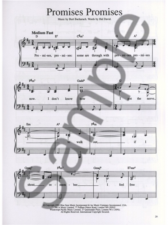 It´s Easy To Play Burt Bacharach