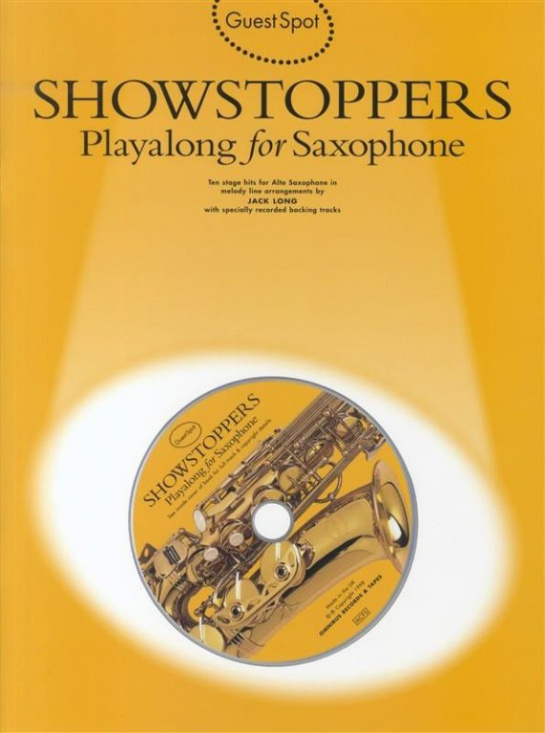 Showstoppers Playalong med CD för playalong för altaxofon