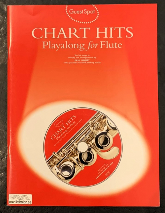 Chart Hits Playalong for flute med CD
